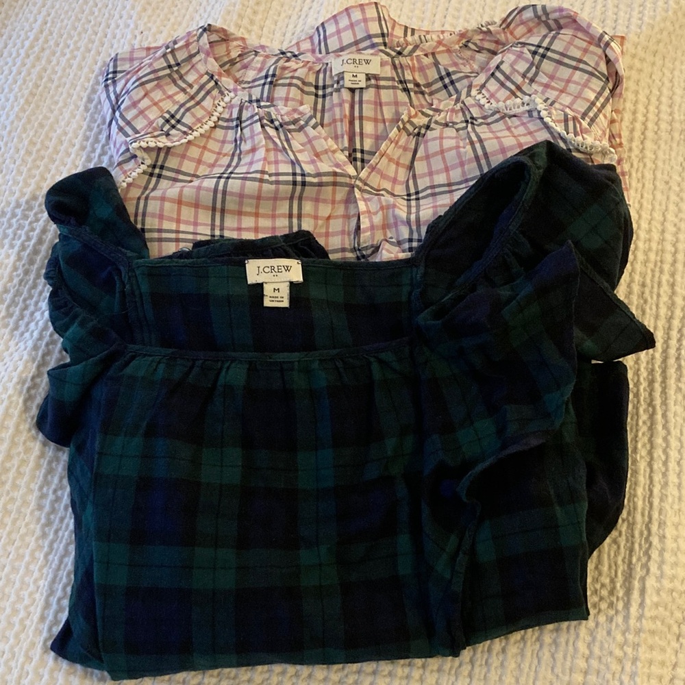 2 J Crew blouses